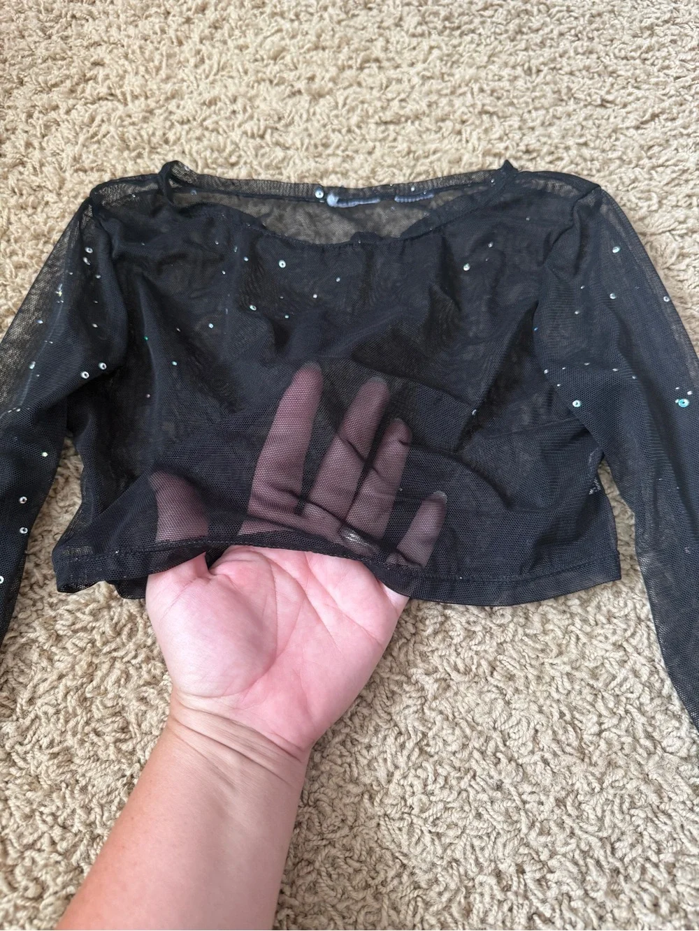 Black Sequin Girls ballet cover Sparkle